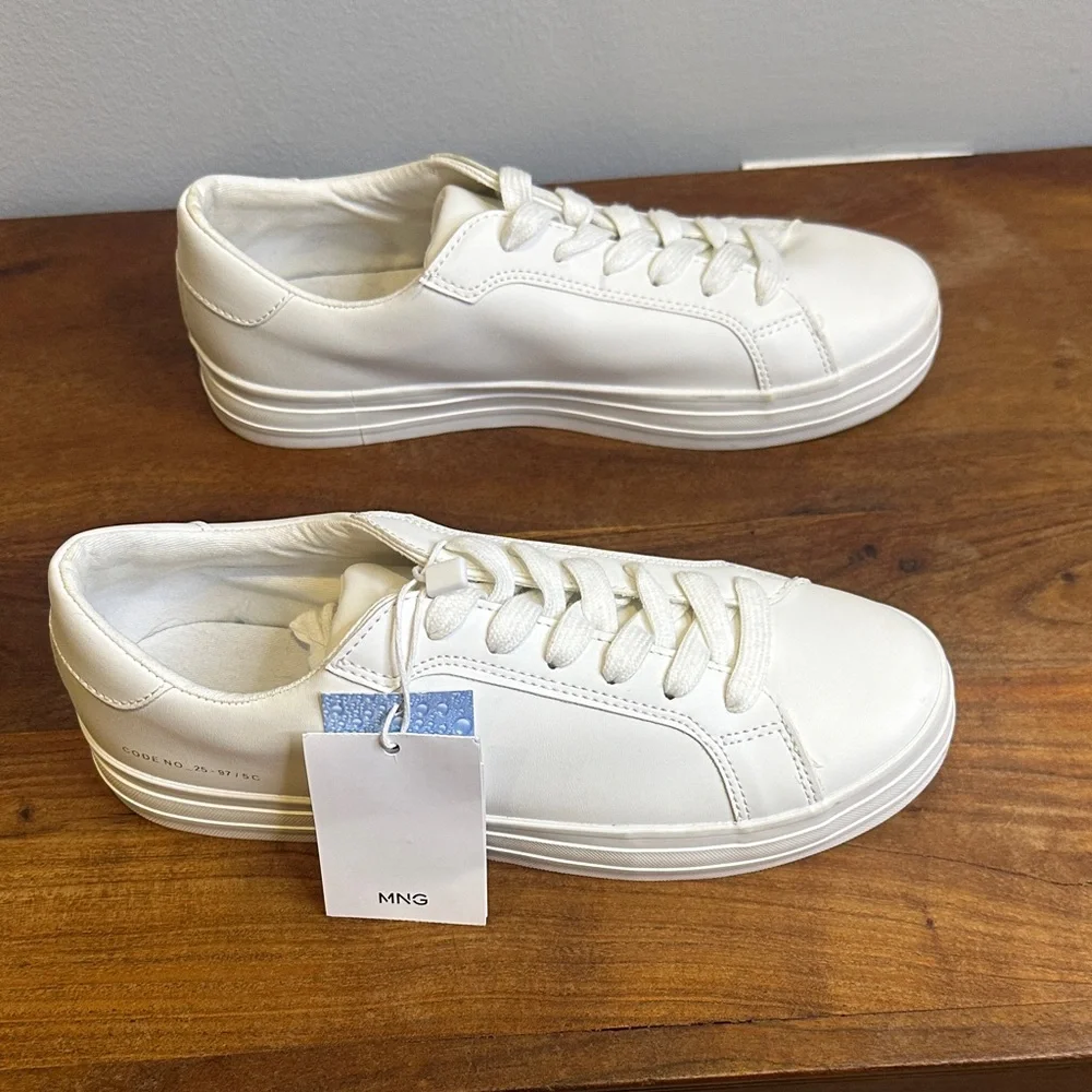 Mango White Casual Sneakers‎ EUR 38